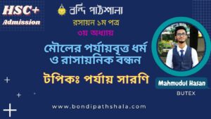 Periodic Table পর্যায় সারণি Bondi Pathshala